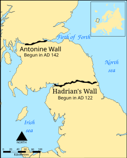 The Antonine Wall Hadrian's Map
